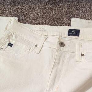 Ag Adriano Goldschmied White Skinny Jeans